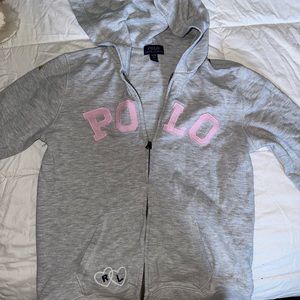Polo Ralph Lauren zip up- kid XL but can fit woman’s small